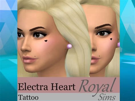 The Sims Resource Electra Heart Tattoo