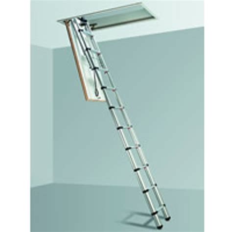 Telesteps Black Line Adjustable Telescopic Loft Ladder Uk