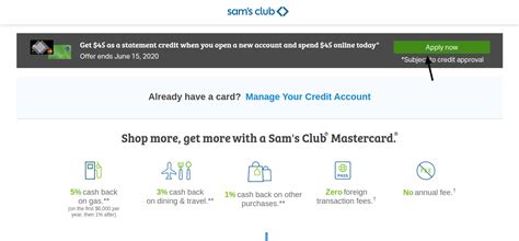 This is great because many cards that offer bonuses for gas purchases specifically exclude stores like costco and sam's club, which often have the lowest prices. www.samsclubdiscover.com - Easy Access To Sams Club Credit ...