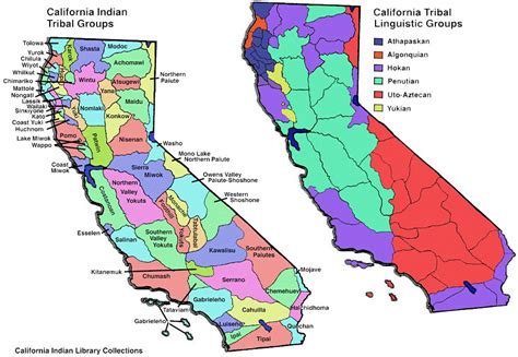 California Tribal Map Tribal Group Tribal Native