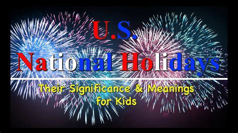 Learn American Holidays Most Celebrated American Holidays Youtube