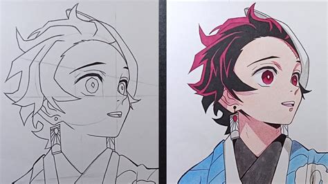 Tanjiro Kamado Draw Anime Sketch Anime Drawings Tutorials Anime