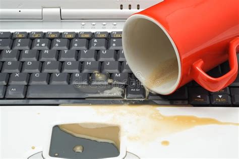Hold your machine upside for the folks who work in a workspace where laptop spills and moisture are commonplace, consider a ruggedized laptop. Coffee spill on a laptop computer keyboard. Accidental ...