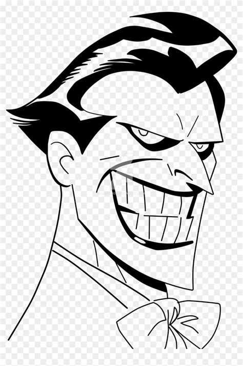 Gallery Joker Line Art Batman The Animated Series Joker Drawing
