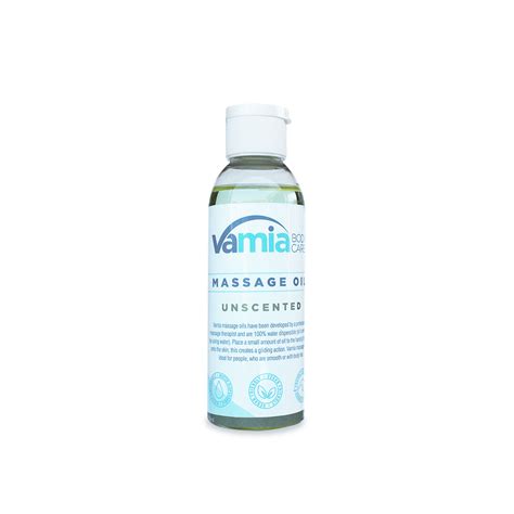Unscented Massage Oil 125ml Vamia Body Care