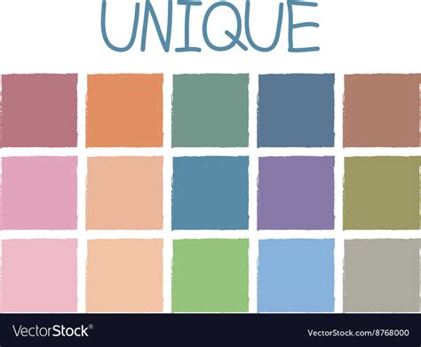 Unique Color Tone Without Code Royalty Free Vector Image