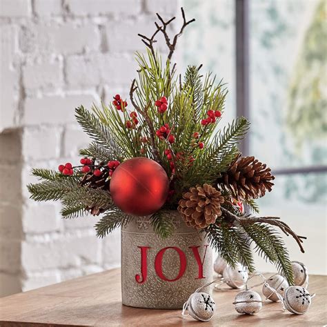 Potted Christmas Joy Pine Country Door Christmas Flower