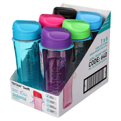 Sistema Hydrate Tritan Swift Bottle 600ml Cooking And Dining