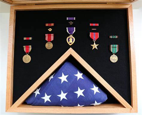 Military Medal And Flag Display Case By Diamond4display On Etsy