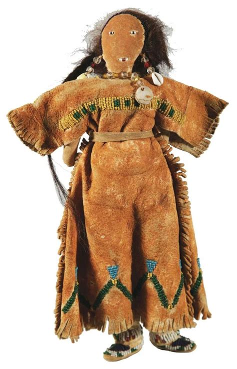 Arapaho Female Buckskin Doll Dec 10 2019 Dan Morphy Auctions In Pa Native American First