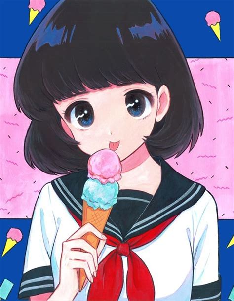 Anime Ice Cream Wallpapers Wallpaper Cave