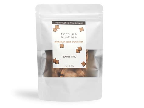 Fortune Kushies Cinnamon Toast Crunch Bar 300mg Thc Canna Sweets Mail