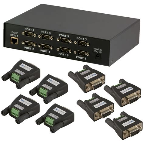 Ethernet To 8 Port Rs 422 Rs 485 Serial Server Kit Sealevel