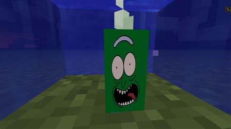 113 Pickle Rick Sea Pickle Minecraft Texture Pack