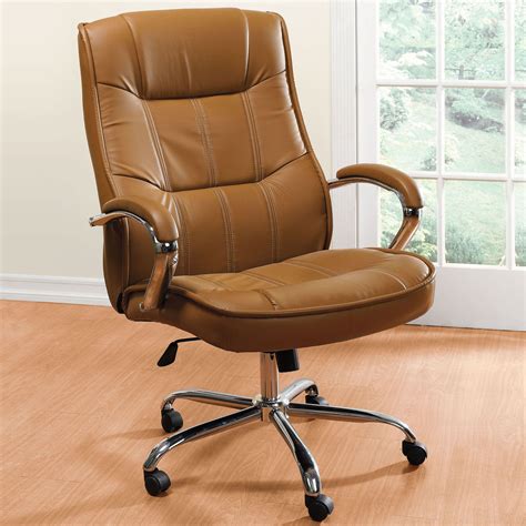 Serta big and tall executive office chair. Big and Tall Extra Large Faux Leather Office Chair ...
