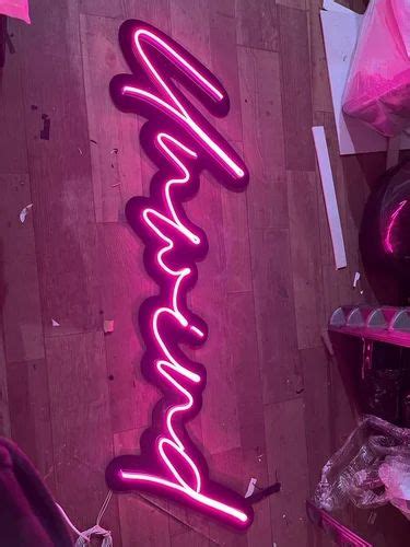 Led Acrylic Neon Sign Board For Advertising Rs 500sq Ft Signatic Hub