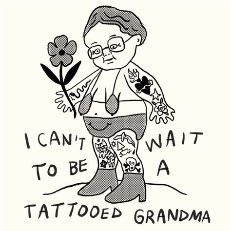 Tattooed Grandma Shirt Where Goth Meets Dad Jokes Wicked Clothes