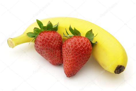 Strawberry With Banana — Stock Photo © Dionisvera 2237195