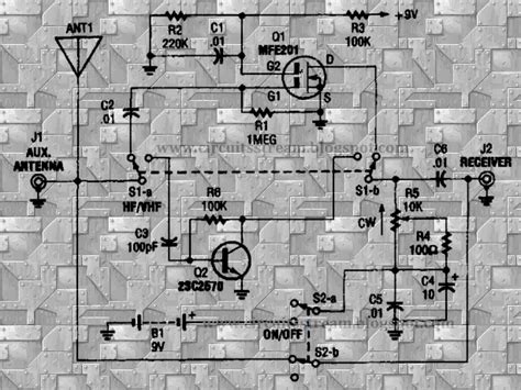 Simple Switchable Vhf Active Antenna Circuit Diagram Electronic