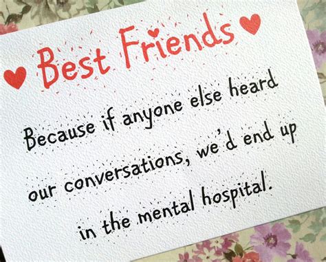 Best Friends Card By Lolaslovenotes On Etsy Friends Quotes Best
