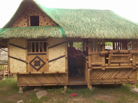 Pin By Gimini On Bahay Kubo Tropical House Design Bamboo House