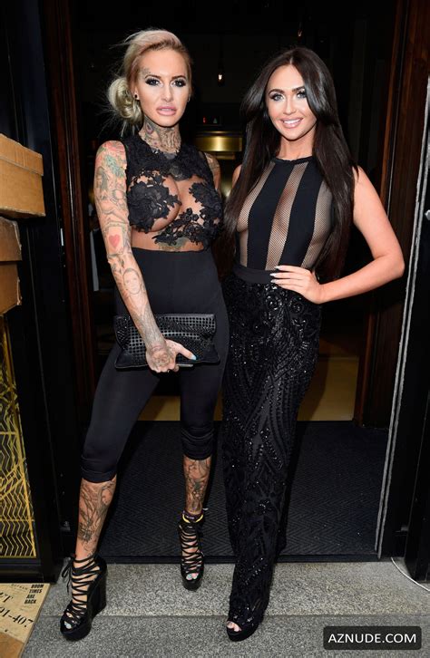 Charlotte Dawson And Jemma Lucy Kissing At The Skinny Prosecco Launch