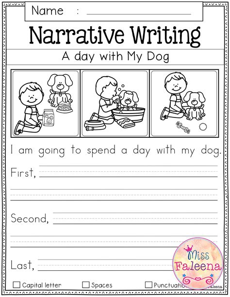 Practice Writing For 1st Graders