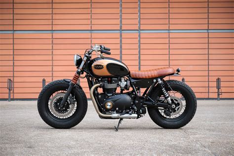 Triumph Bonneville T120 Black Bobber By Baak Motocyclettes Workshop