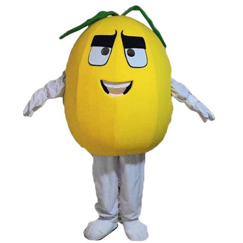 Yellow Pear Mascot Costume Mascot Costumes Party Dress Outfits Mascot
