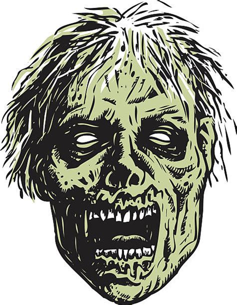 Zombie Face Clip Art Vector Images And Illustrations Istock