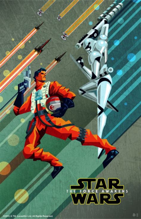 Star Wars 07 Tfa Kaz Oomori Star Wars Poster Star Wars