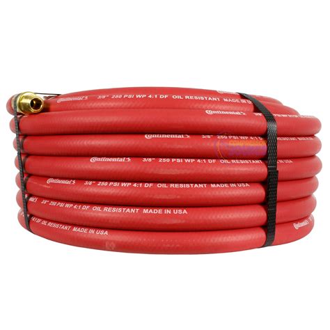 Continental Compressor Air Hose 50ft X 38in 250 Psi Oil Resistant