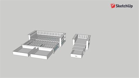 Sofa Cum Bed Model 3d Warehouse
