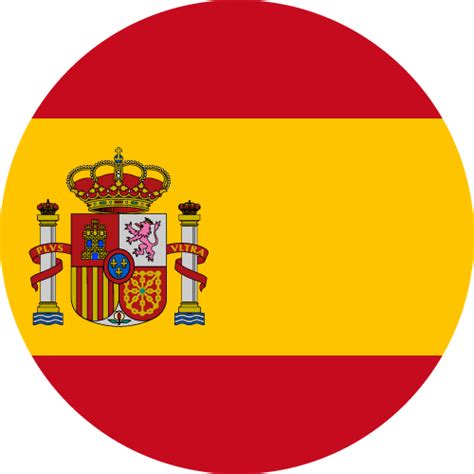 Printable Country Flag Of Spain Circle Vector Country Flags Of The