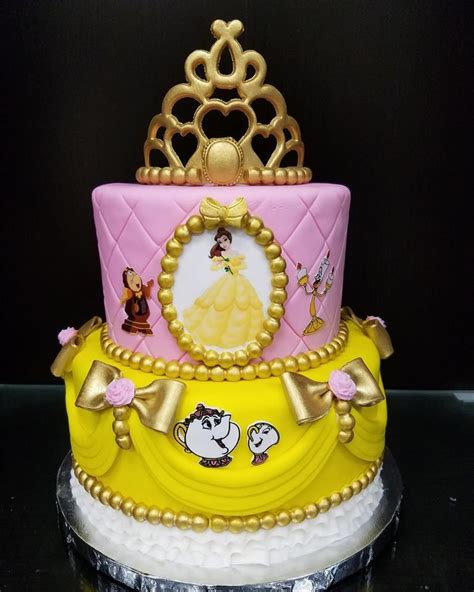 Belle Birthday Cake Disney Princess Birthday Beauty And Beast