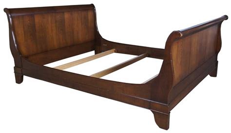 Grange Louis Philippe Cherry Queen Size Sleigh Bed French Traditional