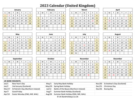 2023 Calendar Printable Free Pdf Holidays 35 Images 2023 United Aria Art
