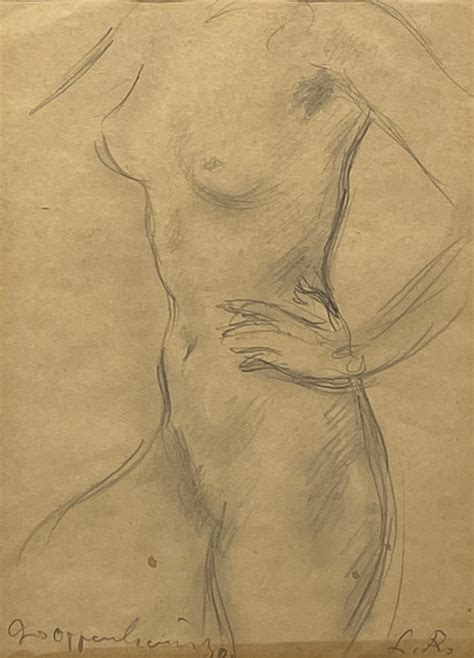 Joseph Oppenheimer Nude 1930 Artworks Alan Klinkhoff Gallery