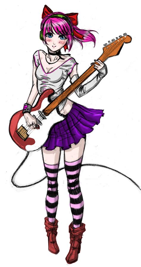 Rock Anime Girl 20 By Shinjistrikes On Deviantart