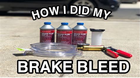 How To Bleed Your Brakes Youtube