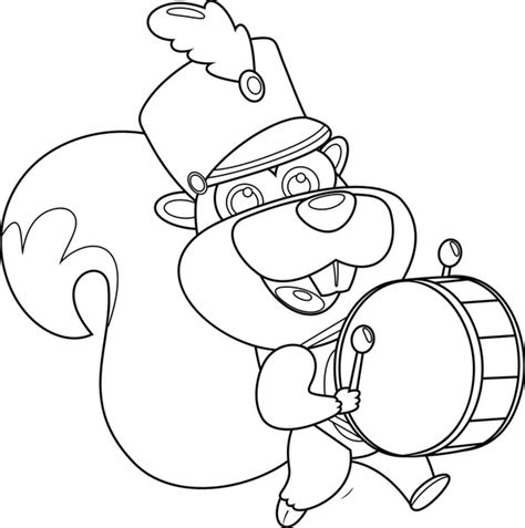 Cartoon Squirrel Drum Over 94 Royalty Free Licensable Stock Vectors