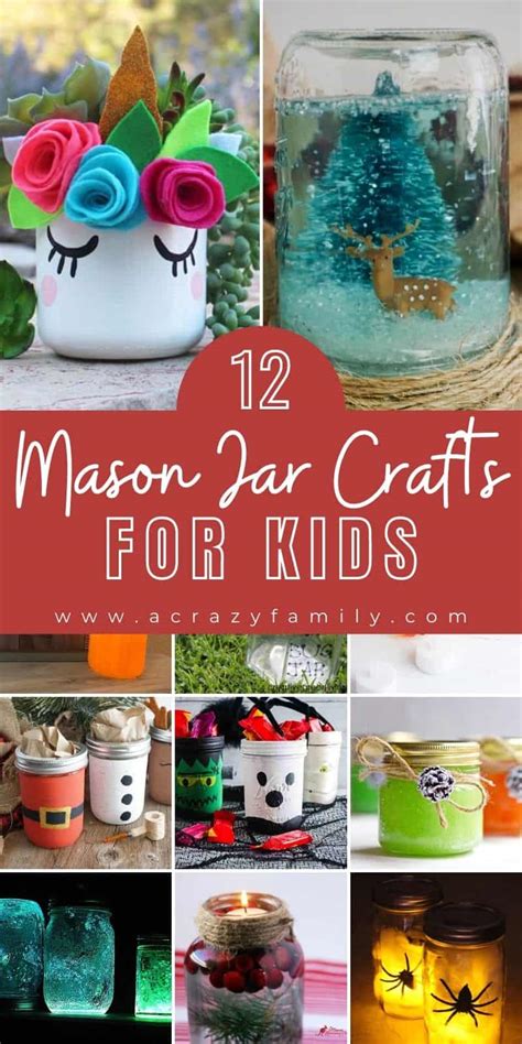 Mason Jar Crafts For Kids