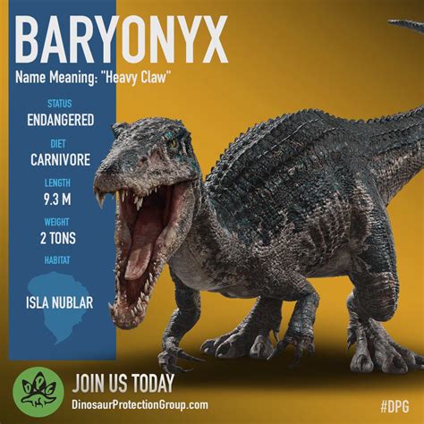Baryonyx Walkeri Sf Jurassic Pedia