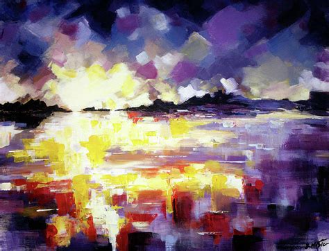Abstract Landscape Painting By Zlatko Music