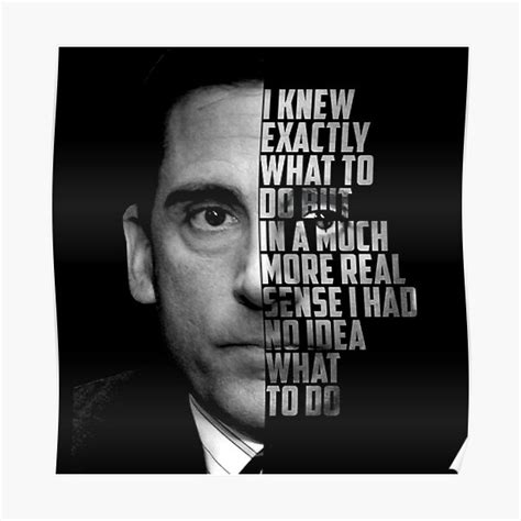 Michael Scott Poster For Sale By Itsdarkinthere Redbubble