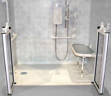 When designing your shower enclosure, keep in mind that each glass panel needs to be. Handicap Accessible | Handicap Showers - Part 2