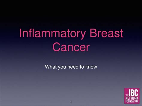 inflammatory breast cancer ibc information