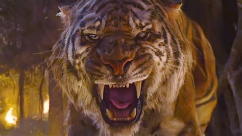 The Jungle Book 2016 Shere Khan Kills Akela Death Scenes Youtube