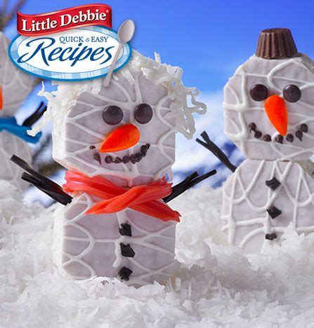 Little debbie cosmic brownies were my favorite treat growing up. Fancy Cakes Snowmen Recipe | Christmas food crafts, Fancy cakes, Christmas food