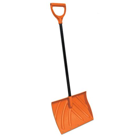 Orbit 18 In Snow Shovel With Metal Edge 80026 The Home Depot